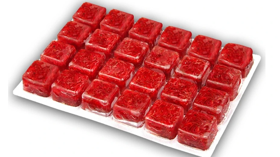 aquarium Frozen bloodworm 100g blister Fish Food aquarium Frozen bloodworm 100g blister Fish Food